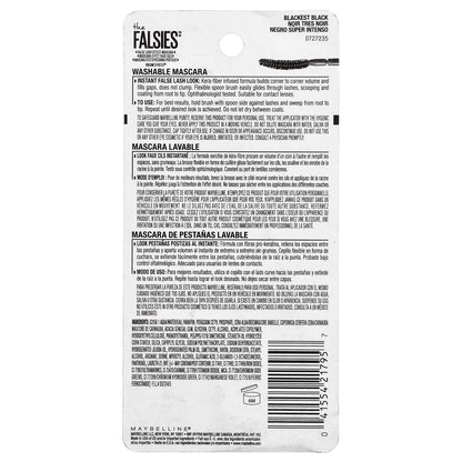 Maybelline, The Falsies™, False Lash Effect Mascara, 280 Blackest Black, 0.25 fl oz (7.5 ml)