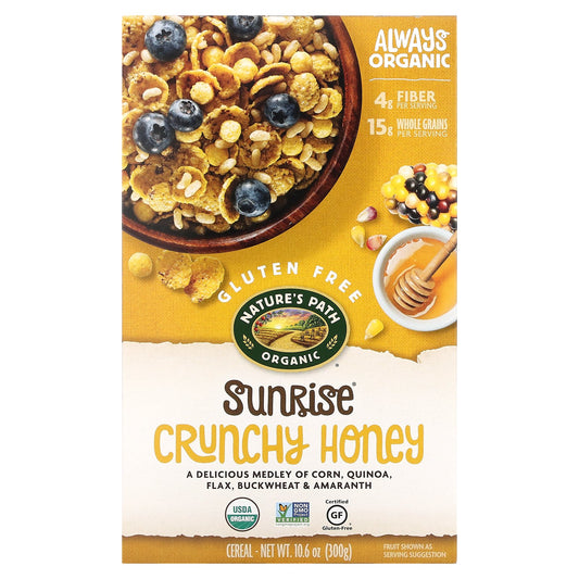 Nature's Path, Organic Sunrise Crunchy Honey Cereal, 10.6 oz (300 g)