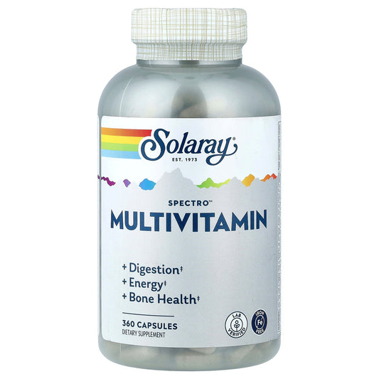 Solaray, Spectro™ Multivitamin, Iron Free, 360 Capsules