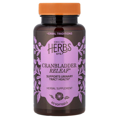 Herbs Etc., CranBladder ReLeaf®, 60 Softgels