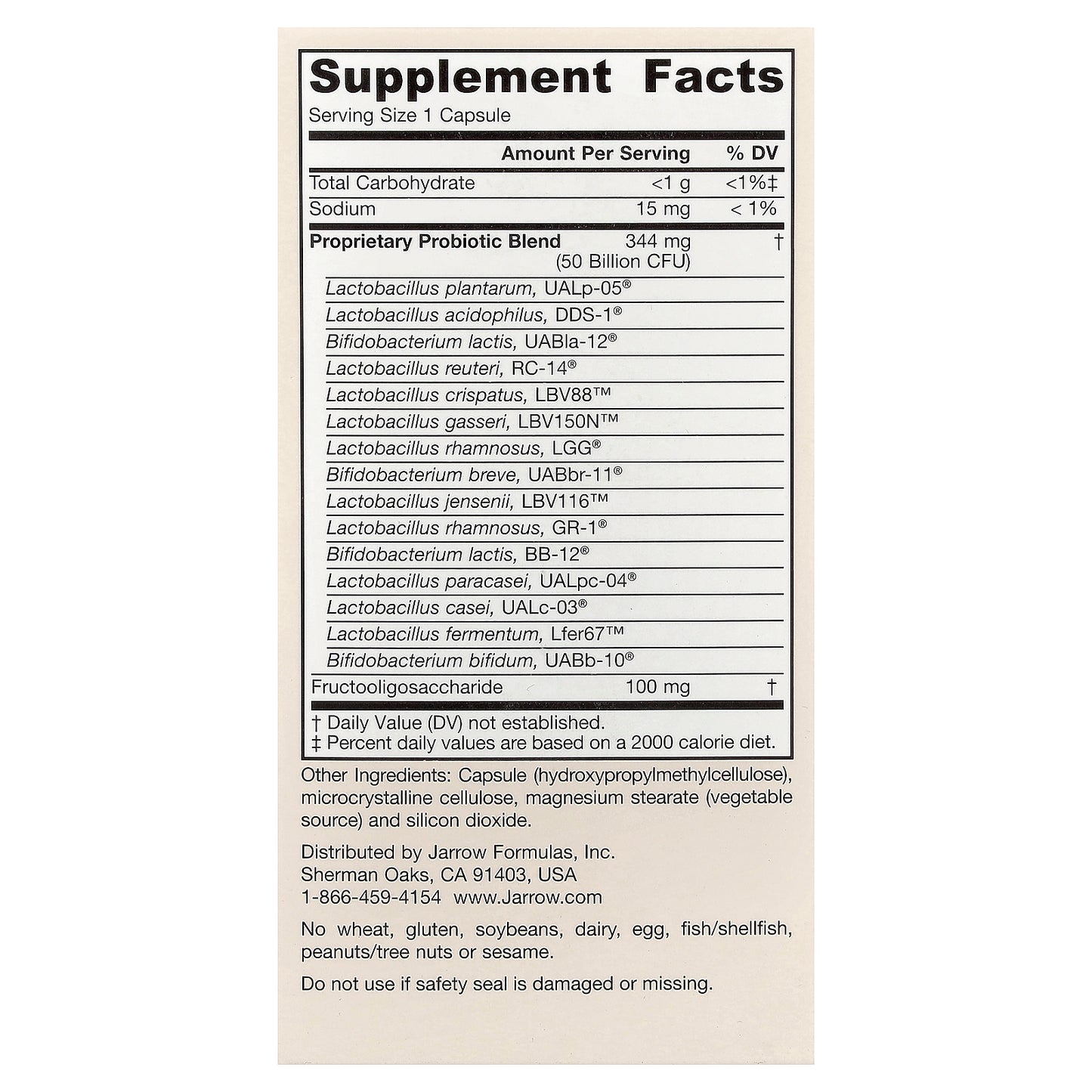 Jarrow Formulas, Fem-Dophilus® Ultra, 30 Veggie Capsules