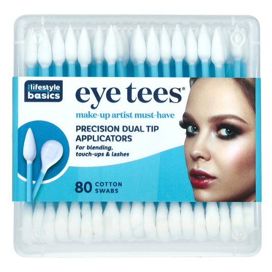 Fran Wilson, Eye Tees, Precision Dual Tip Applicators, 80 Cotton Swabs