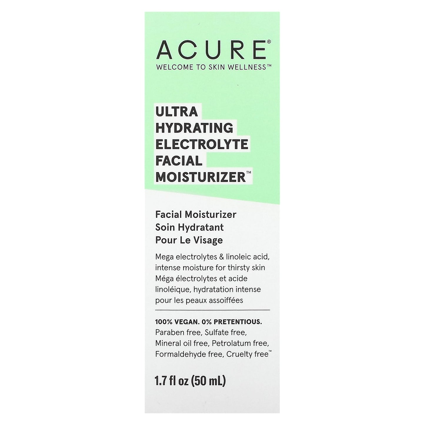 ACURE, Ultra Hydrating, Electrolyte Facial Moisturizer, 1.7 fl oz (50 ml)