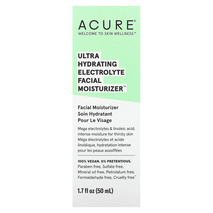 ACURE, Ultra Hydrating, Electrolyte Facial Moisturizer, 1.7 fl oz (50 ml)