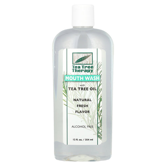 Tea Tree Therapy, Mouthwash with Tea Tree Oil, Alcohol Free, Natural Fresh, 12 fl oz (354 ml)