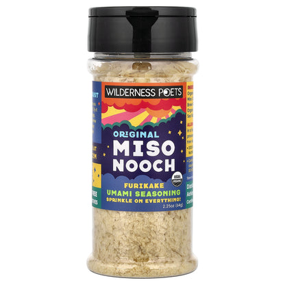 Wilderness Poets, Organic Miso Nooch, Furikake Umami Seasoning, 2.25 oz (64 g)
