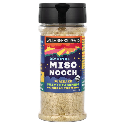 Wilderness Poets, Organic Miso Nooch, Furikake Umami Seasoning, 2.25 oz (64 g)