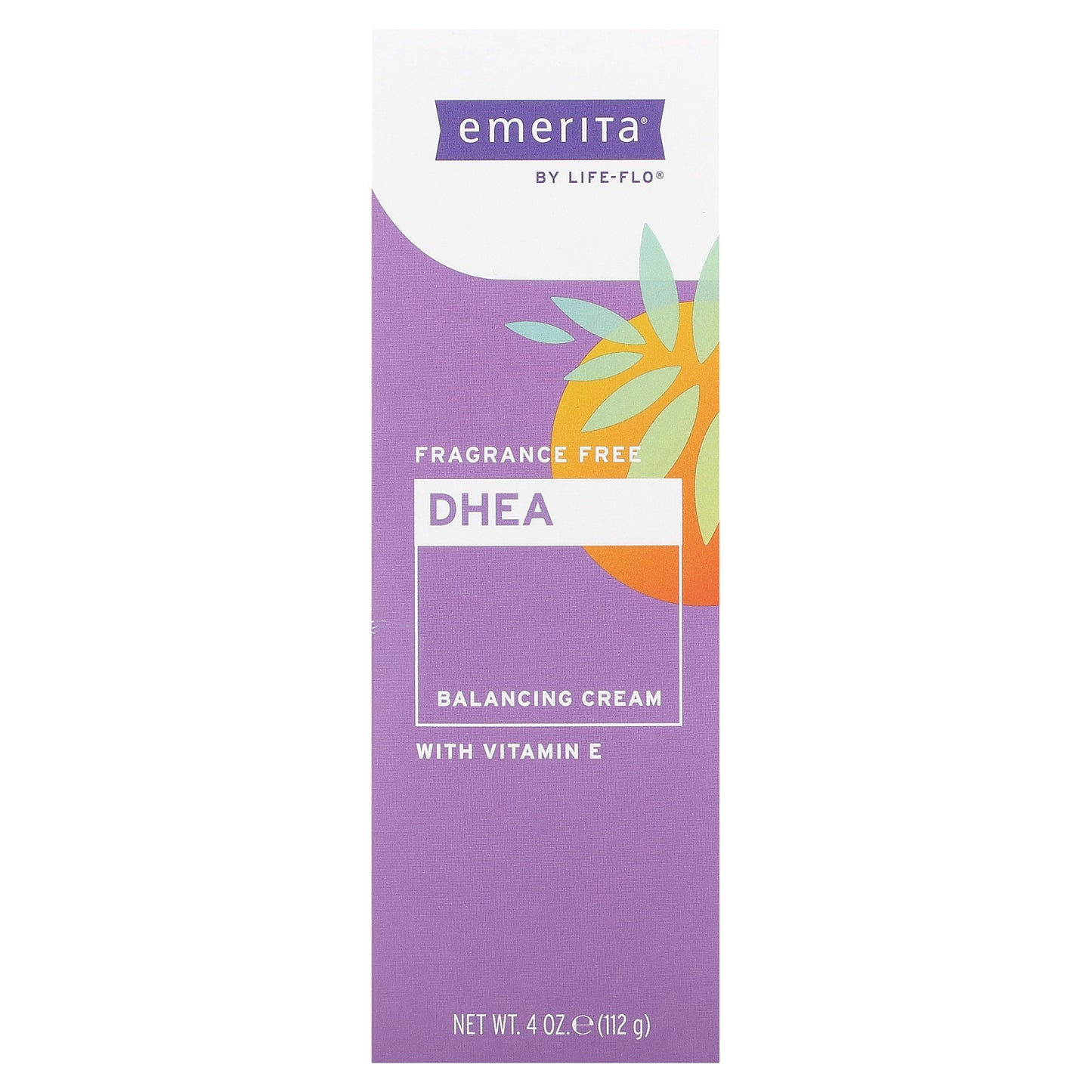 Emerita, DHEA Balancing Cream with Vitamin E, Fragrance Free , 4 oz (112 g)