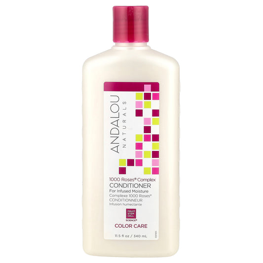 Andalou Naturals, 1000 Roses® Complex Conditioner, For Infused Moisture, Color Care, 11.5 fl oz (340 ml)