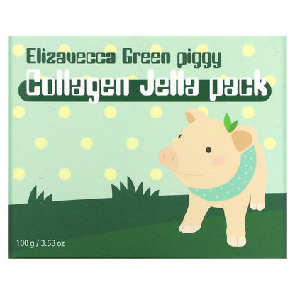 Elizavecca, Green Piggy, Collagen Jelly Pack, 3.53 oz (100 g)