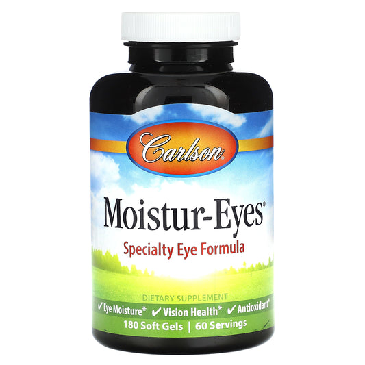 Carlson, Moistur-Eyes, 180 Soft Gels