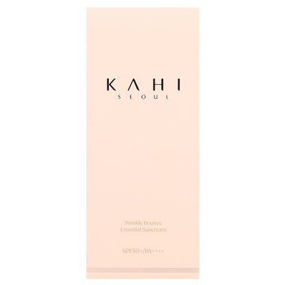 Kahi, Wrinkle Bounce Essential Suncream, SPF 50+ PA++++, 50 ml