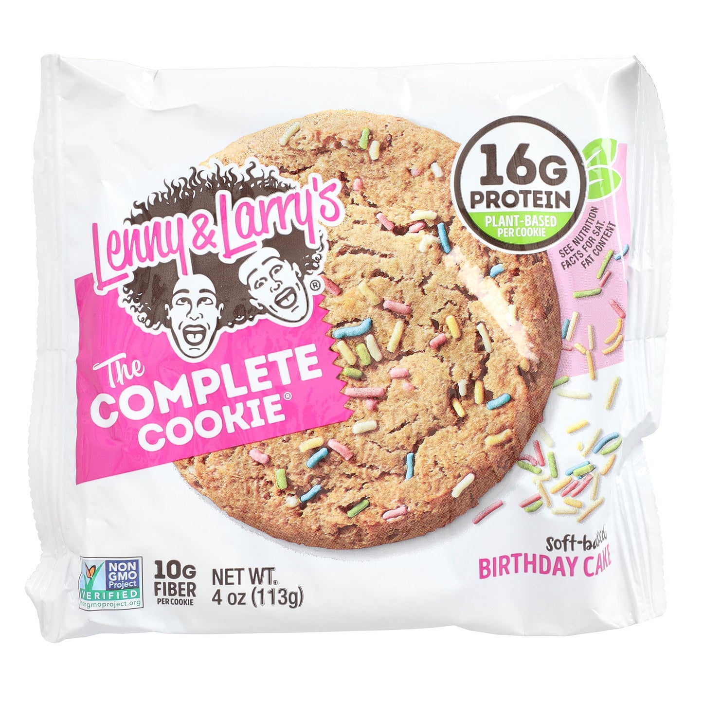 Lenny & Larry's, The Complete Cookie®, Birthday Cake, 12 Cookies, 4 oz (113 g) Each