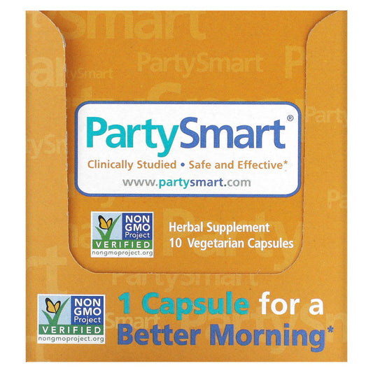 Himalaya, PartySmart, 10 Packets, 1 Vegetarian Capsule Each