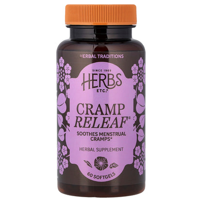 Herbs Etc., Cramp ReLeaf®, 60 Softgels