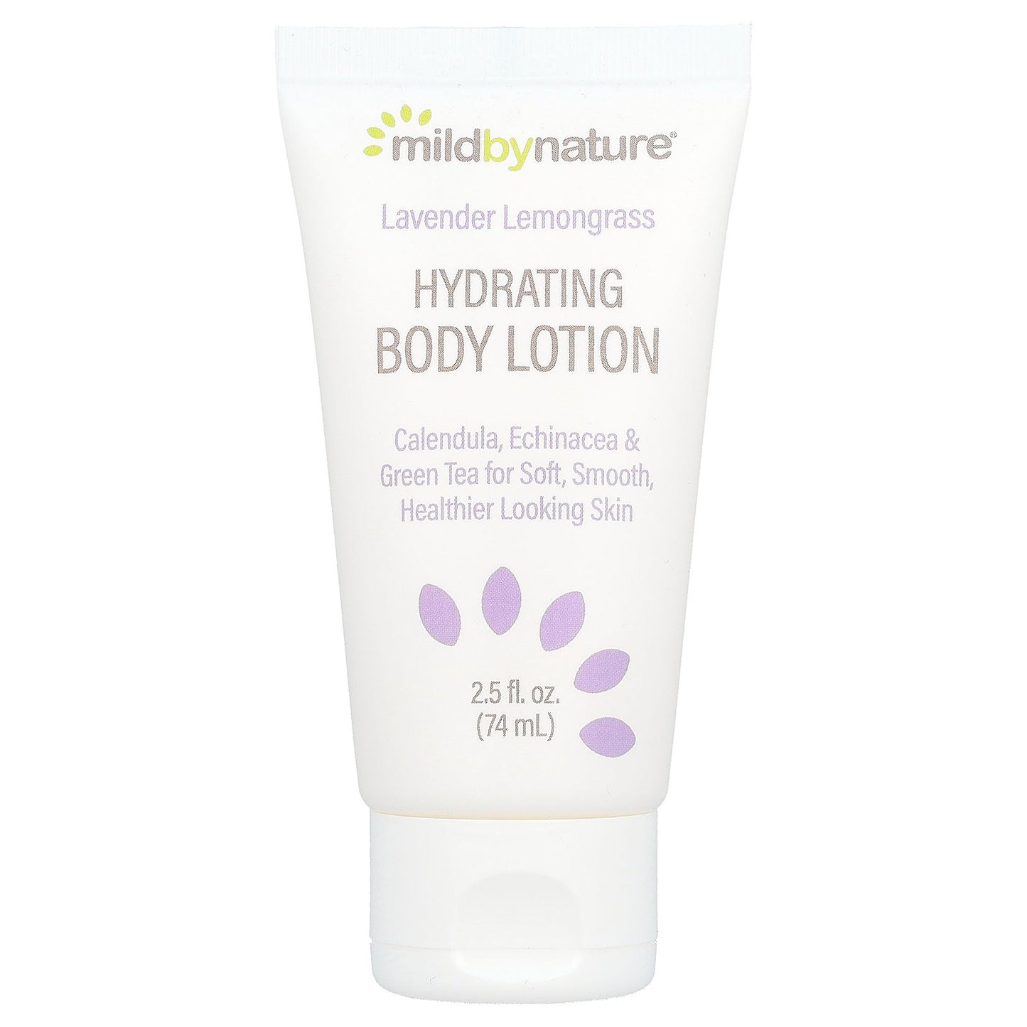 Mild By Nature, Hydrating Body Lotion, Lavender Lemongrass, 2.5 fl oz (74 ml)