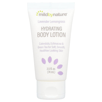 Mild By Nature, Hydrating Body Lotion, Lavender Lemongrass, 2.5 fl oz (74 ml)