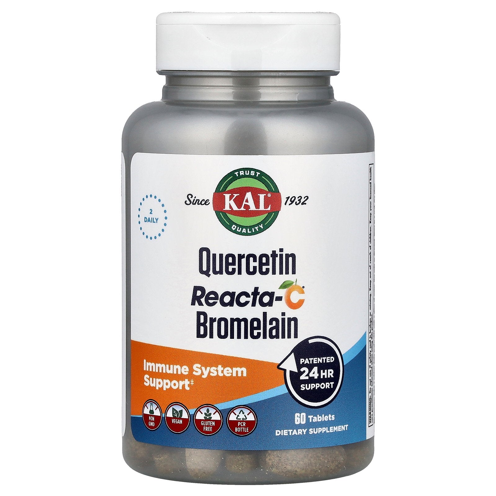 KAL, Quercetin Reacta-C® Bromelain, 60 Tablets