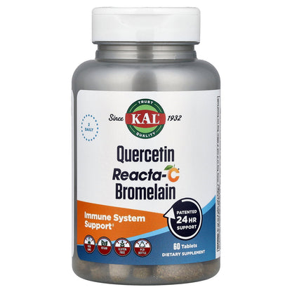 KAL, Quercetin Reacta-C® Bromelain, 60 Tablets
