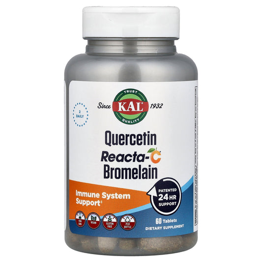 KAL, Quercetin Reacta-C® Bromelain, 60 Tablets