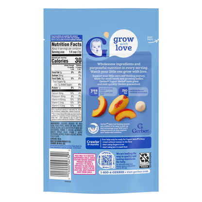 Gerber, Yogurt Melts®, 8+ Months, Peach, 1 oz (28 g)