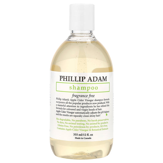 Phillip Adam, Shampoo, Fragrance Free, 12 fl oz (355 ml)