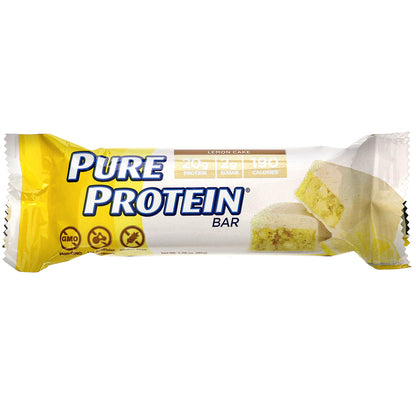 Pure Protein, Lemon Cake Bar, 6 Bars, 1.76 oz (50 g) Each