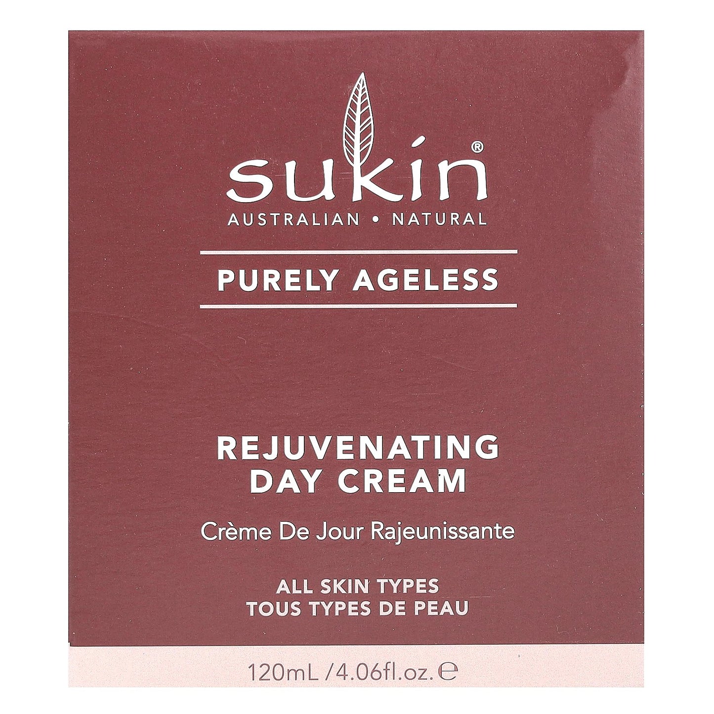 Sukin, Purely Ageless, Rejuvenating Day Cream, 4.06 fl oz (120 ml)