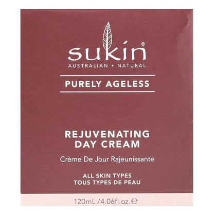 Sukin, Purely Ageless, Rejuvenating Day Cream, 4.06 fl oz (120 ml)