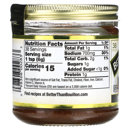 Better Than Bouillon, Organic Roasted Beef Base, 8 oz (227 g)