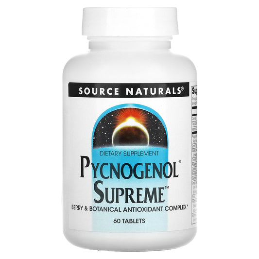 Source Naturals, Pycnogenol Supreme, 60 Tablets