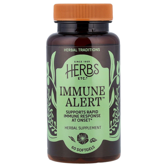 Herbs Etc., Immune Alert™, 60 Softgels