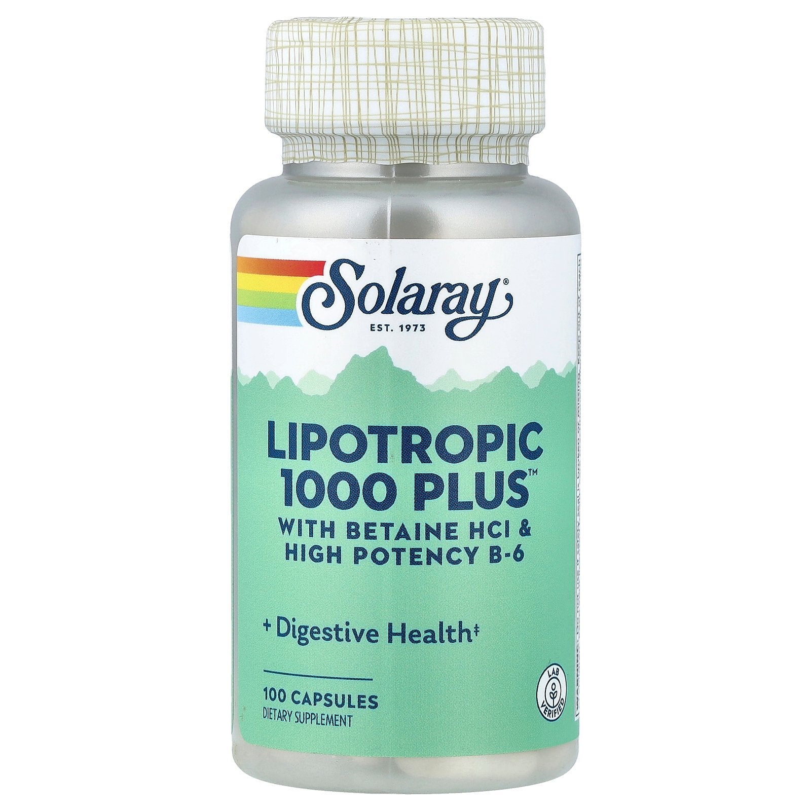 Solaray, Lipotropic 1000 Plus™, 100 Capsules