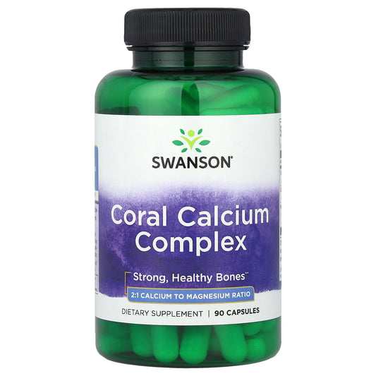 Swanson, Coral Calcium Complex, 90 Capsules