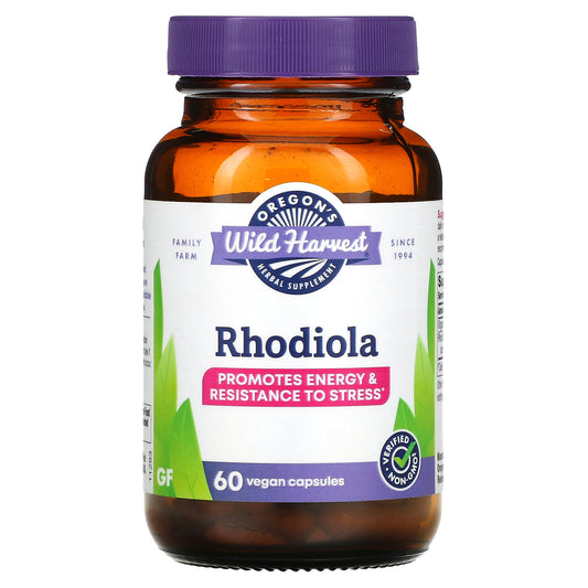 Oregon's Wild Harvest, Rhodiola, 60 Vegan Capsules