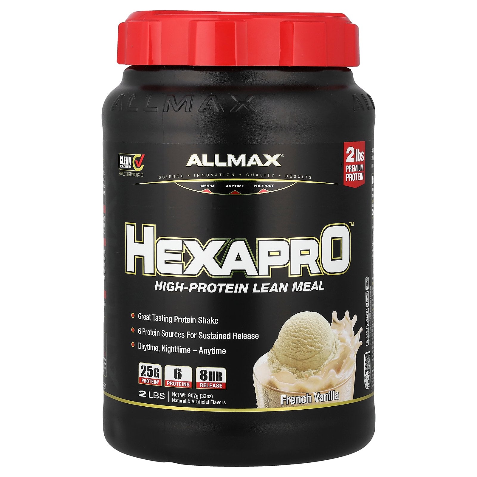 ALLMAX, Hexapro™, High-Protein Lean Meal, French Vanilla, 2 lbs (907 g)