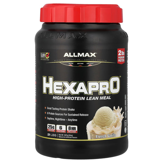 ALLMAX, Hexapro™, High-Protein Lean Meal, French Vanilla, 2 lbs (907 g)