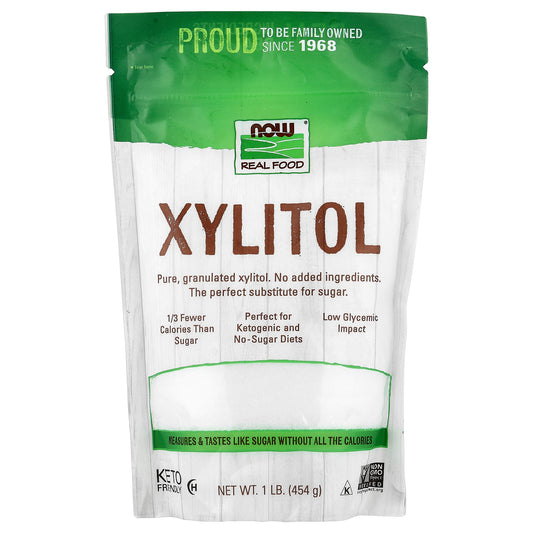 NOW Foods, Real Food, Xylitol, 1 lb (454 g)