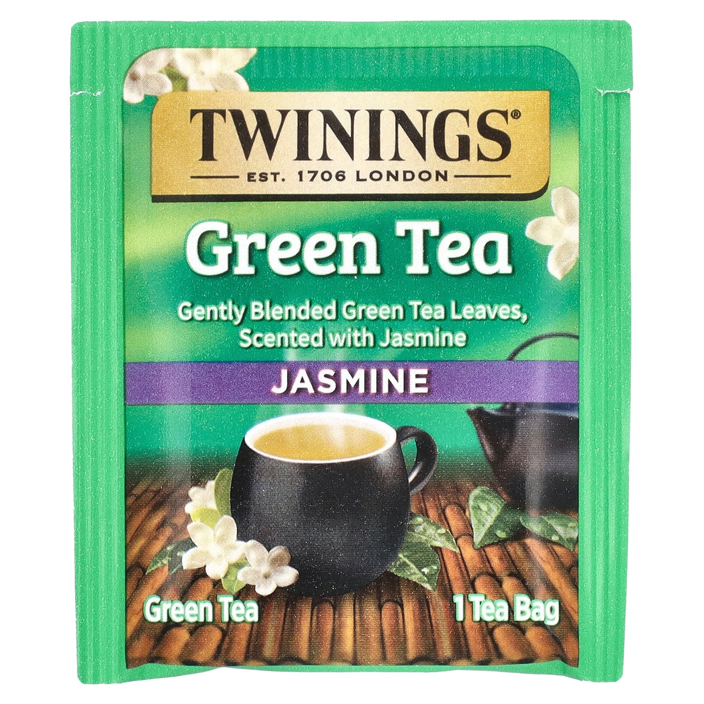 Twinings, Green Tea, Jasmine, 20 Tea Bags, 1.41 oz (40 g)