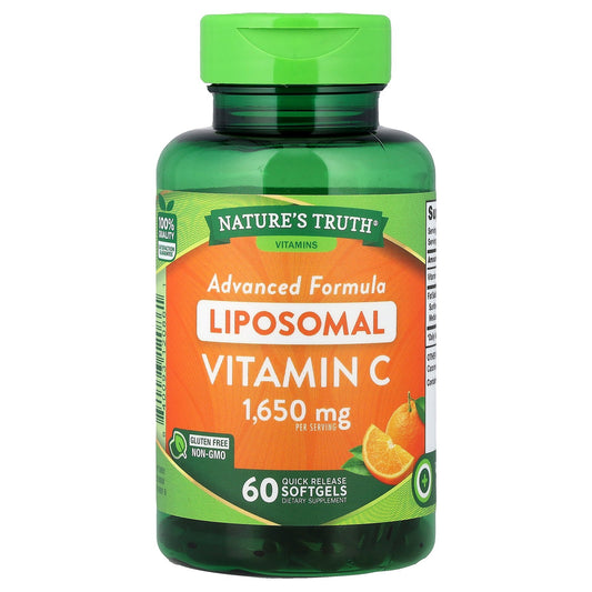 Nature's Truth, Liposomal Vitamin C, Advanced Formula, 60 Quick Release Softgels