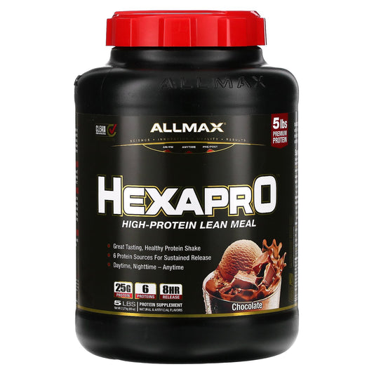 ALLMAX, Hexapro™, High-Protein Lean Meal, Chocolate, 5 lbs (2.27 kg)