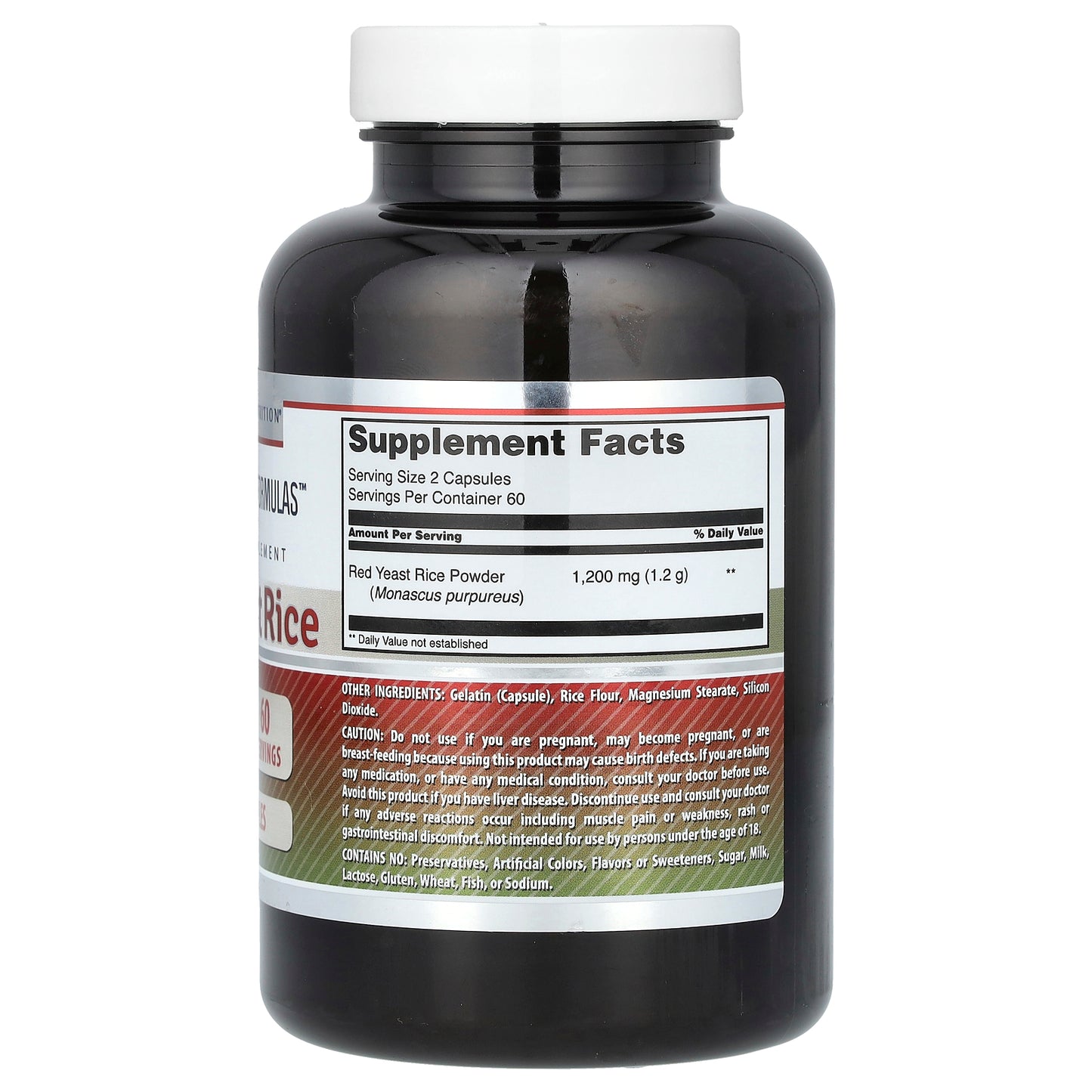 Amazing Nutrition, Red Yeast Rice, 120 Capsules (600 mg per Capsule)