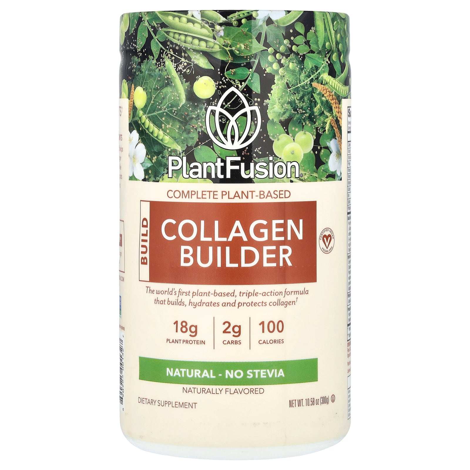 PlantFusion, Complete Plant-Based Collagen Builder, Natural, 10.58 oz (300 g)