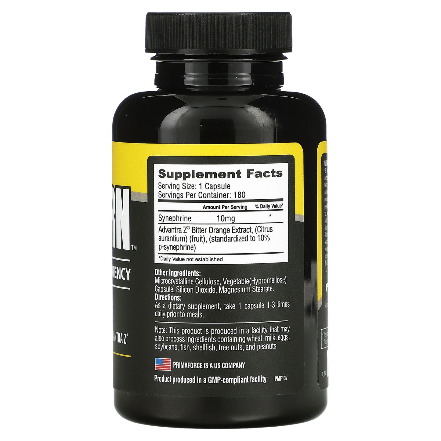 Primaforce, SYNEBURN™, 10 mg, 180 Capsules