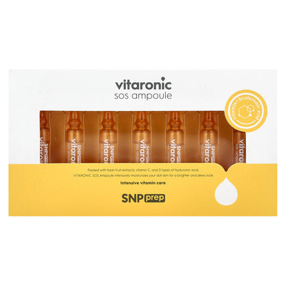 SNP, Prep, Vitaronic, SOS Ampoule, 7 Ampoules, 0.05 fl oz (1.5 ml) Each