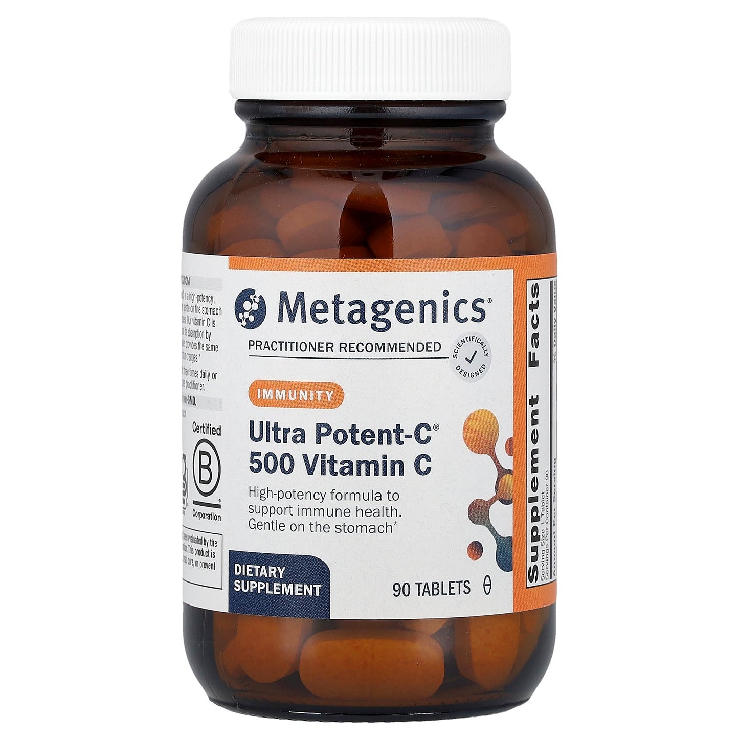 Metagenics, Ultra Potent-C® 500 Vitamin C, 90 Tablets
