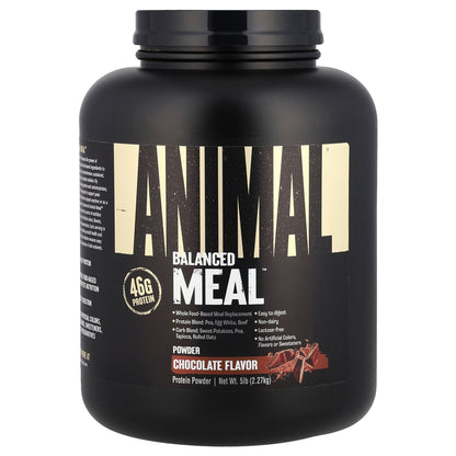 Animal, Balanced Meal™, Protein Powder, Chocolate, 5 lbs (2.27 kg)