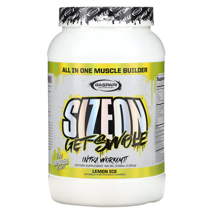 Gaspari Nutrition, SizeOn, All In One Muscle Builder, Lemon Ice, 3.59 lbs (1.63 kg)