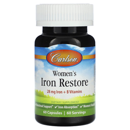 Carlson, Women's Iron Restore, 60 Capsules