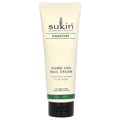 Sukin, Signature, Hand and Nail Cream, 4.23 fl oz (125 ml)